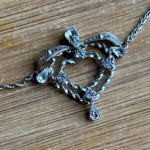 Silver Heart Pendant Necklace